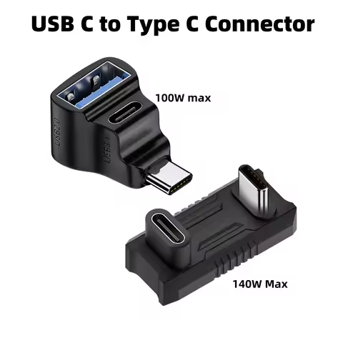 180 Degree U-shaped USB-C Adapter for Asus Rog Ally/NS Switch Console Type C Male to Female 20Gbps P