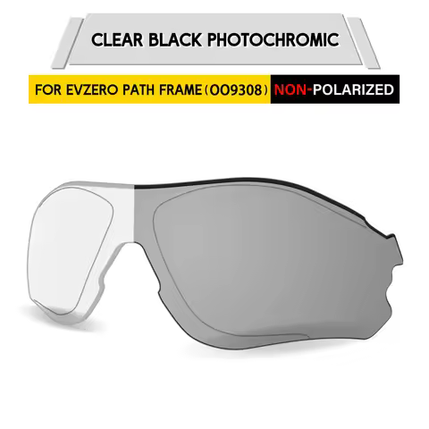 Photochromic Premium Replacement Lenses for Oakley EVZero Path OO9308 Sunglasses – Resistant Materia