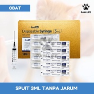 Pl Onemed Syringe 5ml Cat Spet Syringe Syringe Injection Medicine Vitamin Kitten
