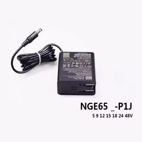Mean Well power adapter NGE65I05-P1J/09/12/15/18/24/48 Medical-grade plug replaceable (the plug need
