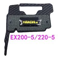 แผ่น EX120-6รถขุดฮิตาชิ EX200-3พรมเช็ดเท้า EX210-5แผ่นรองสำหรับห้องโดยสาร EX360-6 ZAX70บ้า