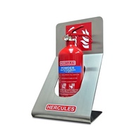 HERCULES STAINLESS STEEL PORTABLE FIRE EXTINGUISHER FLOOR STAND (2KG)