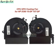 Laptop Cooling Fan for HP Spectre x360 15T-DF 15T-DF000 15-DF Notebook PC CPU GPU Fans Radiator Cool