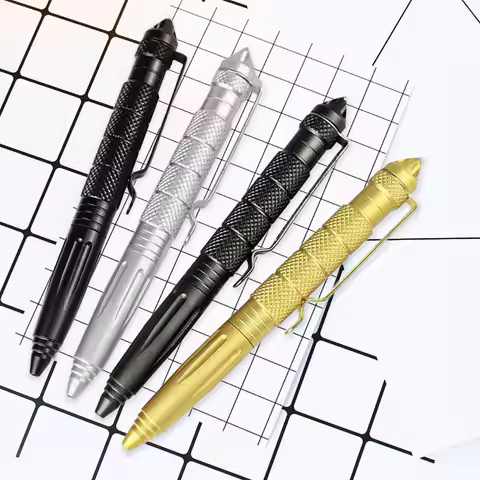 Tactical Pen Multifunction Self Defense Knife Aluminum Alloy Emergency Glass Breaker Pen Outdoor EDC