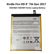 Amazon Kindle Fire HD 8" 7th Gen 2017 SX034QT Series Laptop Battery ST23 58-000181 58-000219 26S1014
