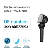 4ชิ้น3641100XKR02A เซ็นเซอร์แรงดันยาง TMPS 433MHz สำหรับผนังที่ยอดเยี่ยม H6 H9 HAVAL F7 F7X WEY Moch
