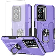 Oppo A57 Case/A57 5G/Oppo A77 5G/A77S/A57S Case with Tempered Glass Screen Protector