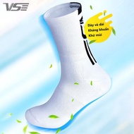Vs Venson genuine anti-slip sports socks, 100% thick cotton badminton socks absorbent sweat, breathable for men and women