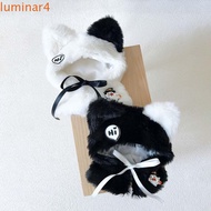 LUMINAR 10cm Doll Clothes, Black White Hallowmas Theme Cotton Doll Clothes, Doll Accessories Clothes