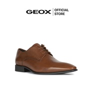GEOX รองเท้าหนังผู้ชาย รุ่น UOMO HIGH LIFE - DK COGNAC SS24 (U0299BC6026M_S4BRXX)