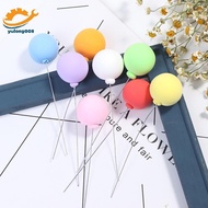 [MR] 8Pcs/set 1/12 Dollhouse Miniature Colorful Balloons Doll House Decor Toy TH