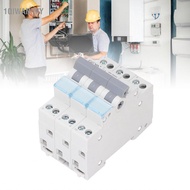 1qiwan-my Manual 2 Power Transfer Isolation Switch 63A 400V 3P Conversion Din Rail Mounting Electric