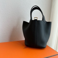 Hermes picotin 18最美黑金