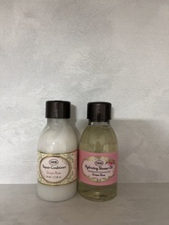 SABON 綠玫瑰護髮素及沐浴油套裝