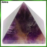 Pyramid Crystal Egyptian Decor Ornament Simple Natural for Home Office  okyzkj