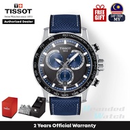 [Official Warranty] Tissot T125.617.17.051.03 Men's Super Chrono Blue Dial Blue Leather Strap Watch (watch for men / jam tangan lelaki / tissot watch for man / tissot watch / men watch)