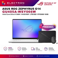 Asus ROG Zephyrus G14 GU405A-WSY066W 14'' 3K OLED 120Hz Gaming Laptop ( RTX 5080 16GB, CU9 386H, 64G