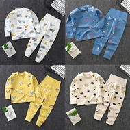 (HIGH WAIST) Kids Pyjamas Set Children Sleepwear Baju Tidur Kanak Baby Nightwear Clothes Baju Pajama