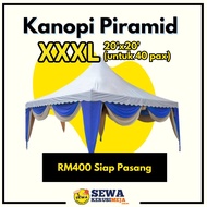 [ SEWA KANOPI ] Kanopi Arabian Piramid / Kanopi Kenduri Majlis Kahwin Termurah Siap Pasang &amp; Hantar