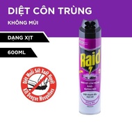 Bình xịt muỗi Raid chai 520ml Không Mùi - xịt côn trùng
