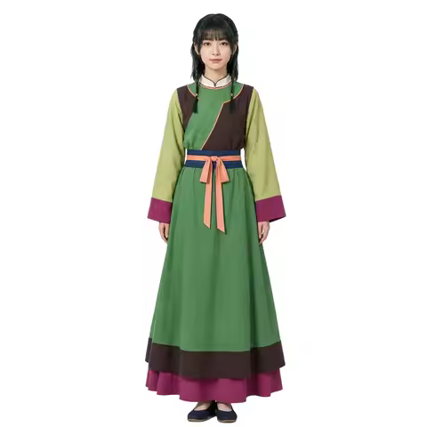 Maomao Cosplay Costume Green Suit for Halloween Cosplay Costume