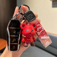 เหมาะมากสำหรับเคสกุญแจ BYD ATTO3 dolphin seal เคสกุญแจแฟชั่นเคสกุญแจน่ารักเคสกุญแจ Atto3 เคสกุญแจ BY