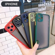 (Matte Case) IP11 IP12 IP13 IP6 IP7 IP7PLUS IP8 IPX IPXS IPXR IPXSMAX IP11PRO IP11PROMAX PC Silicone