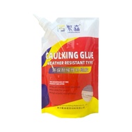CAULKING GLUE WEATHER RESISTANT TYPE (CEMENT FLOOR CRACK REPAIR)