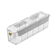 Household Wall Mounted Drawer Style Sock Storage Box Transparent Compartment Underwear Storage Box W
