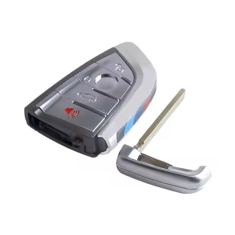 Hindley 4 Button Smart Card Key Shell Insert Blade For BMW X1 X3 X5 X6 F48 F39 F10 F22 F30 G30 G20 5
