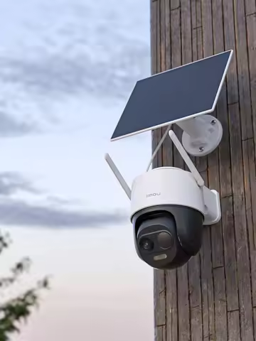 IMOU 2K Battery Powered Camera with Solar Panel Outdoor Camera Security Wifi Surveillance Camera PIR