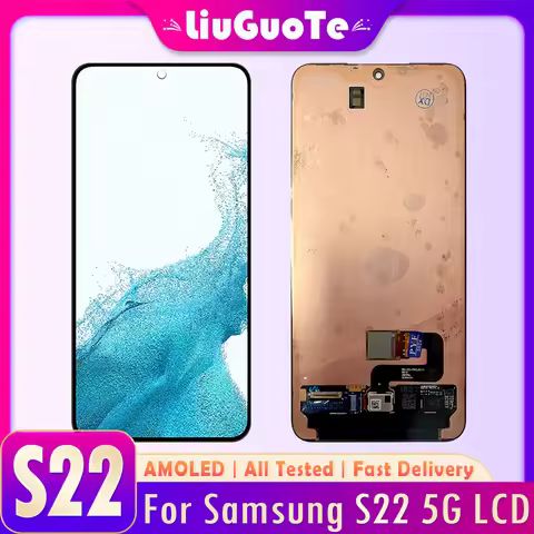 6.1" S22 5G AMOLED Screen for Samsung S22 5G LCD Display Touch Screen Assembly Replacement For Samsu