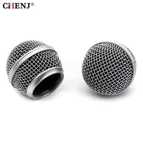 Microphone Grille Replacement Mic Microphone Head Grill Head Mount Wired Wireless Microphone Accesso