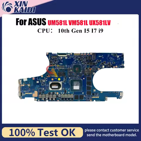 UX581LV Laptop Motherboard For ASUS ZenBook UX581 UX581LS UX581LU UX581LV UM581L VM581L Notebook Mai