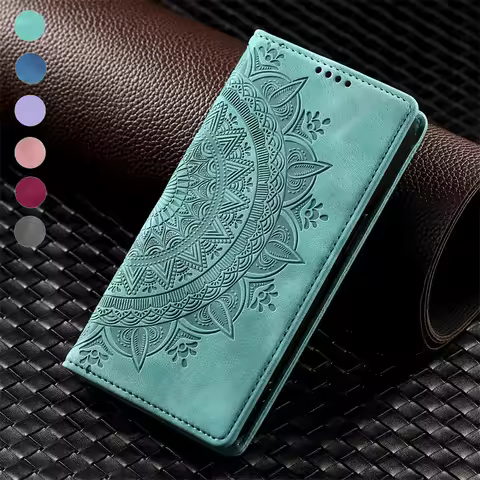 Case for Etui Motorola Moto G06 Flip Case for Motorola Moto G06 G 06 Cover Magnetic Leather Totem Fl
