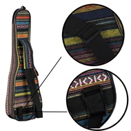 23-Inch Ukulele Case, Mini Guitar Bag, Waterproof Oxford Cloth Backpack, 4-String Ukulele Handbag, G
