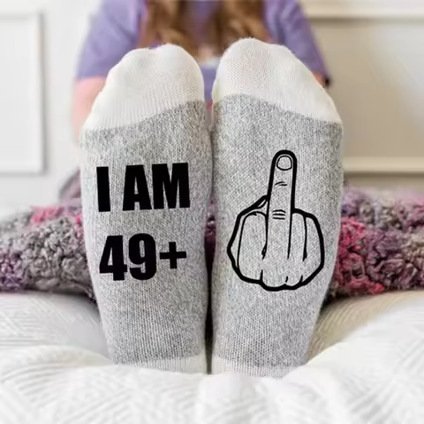 49+1 socks 50 & Fabulous 50th 50 years old fifty mom friend sister wife Aunt colleague Birthday part