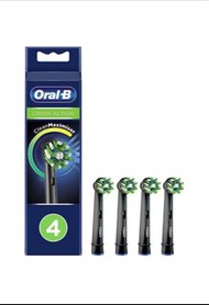 Oral-B 電動牙刷頭 Oral-b Crossaction Electric Toothbrush Replacement Brush Head Refills, Black, 4 Count
