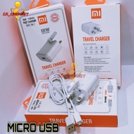18w Charger Xiaomi Redmi Fast Charger With Micro USB Cable Support Turbo Charge