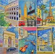 DOTZSO Diamond Painting Kits for Adults, Easy DIY 5D Round Full Drill Diamond Art kit Diamond Dot Cr