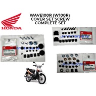 WAVE100R COVER SET SCREW COMPLETE WAVE100R SCREW BODY COVER SET SCREW COVER