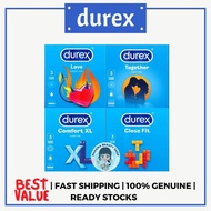 Durex Basic Condoms Range (Love/ Together/ Close Fit/ Comfort XL/ Extra Safe)