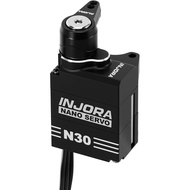 INJORA Aluminium N30 Nano Servo dengan Servo Saver untuk 130 Axial SCX30