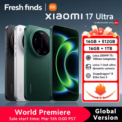 【World Premiere】Global Version Xiaomi 17 Ultra Smartphone 5G 6.9" OLED Display Leica Camera Snapdrag