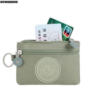 1SUNSHINE Portable Canvas Money Coin Purse Waterproof Durable