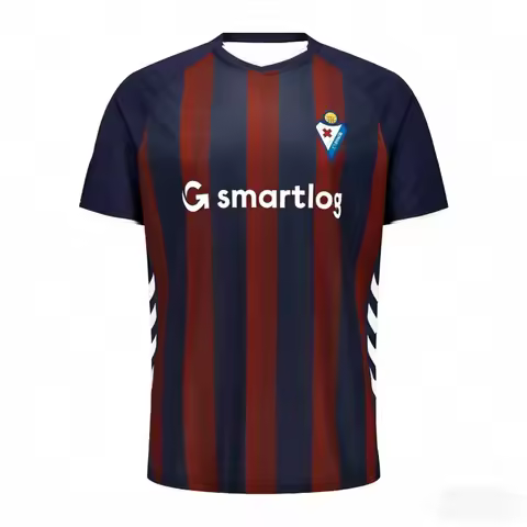 2026 Hot Selling New Eibar Football Home Men Sports Fan Casual Streetwear Breathable Family Matching