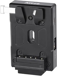 Nitze Mini V Mount Battery Plate with Two 14.8 V D-tap and Two 14.8V DC Output Ports - N21-D1