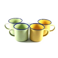 Gelas Kaleng Gelas Jadul Gelas Seng Enamel Polos Gelas Vintage