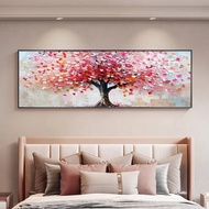 Handmade oil painting money tree fengshui painting living room art painting 3D abstract painting