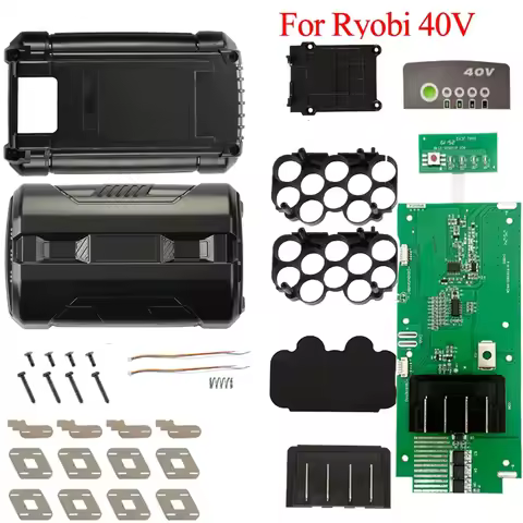 20X18650 Lithium Battery Plastic Case Protection Circuit Board PCB for For RYOBI 40V Battery OP4040 